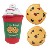 FuzzYard Cookie Kringle Puppuccino & Cookies 3 Pack Christmas Dog Toys
